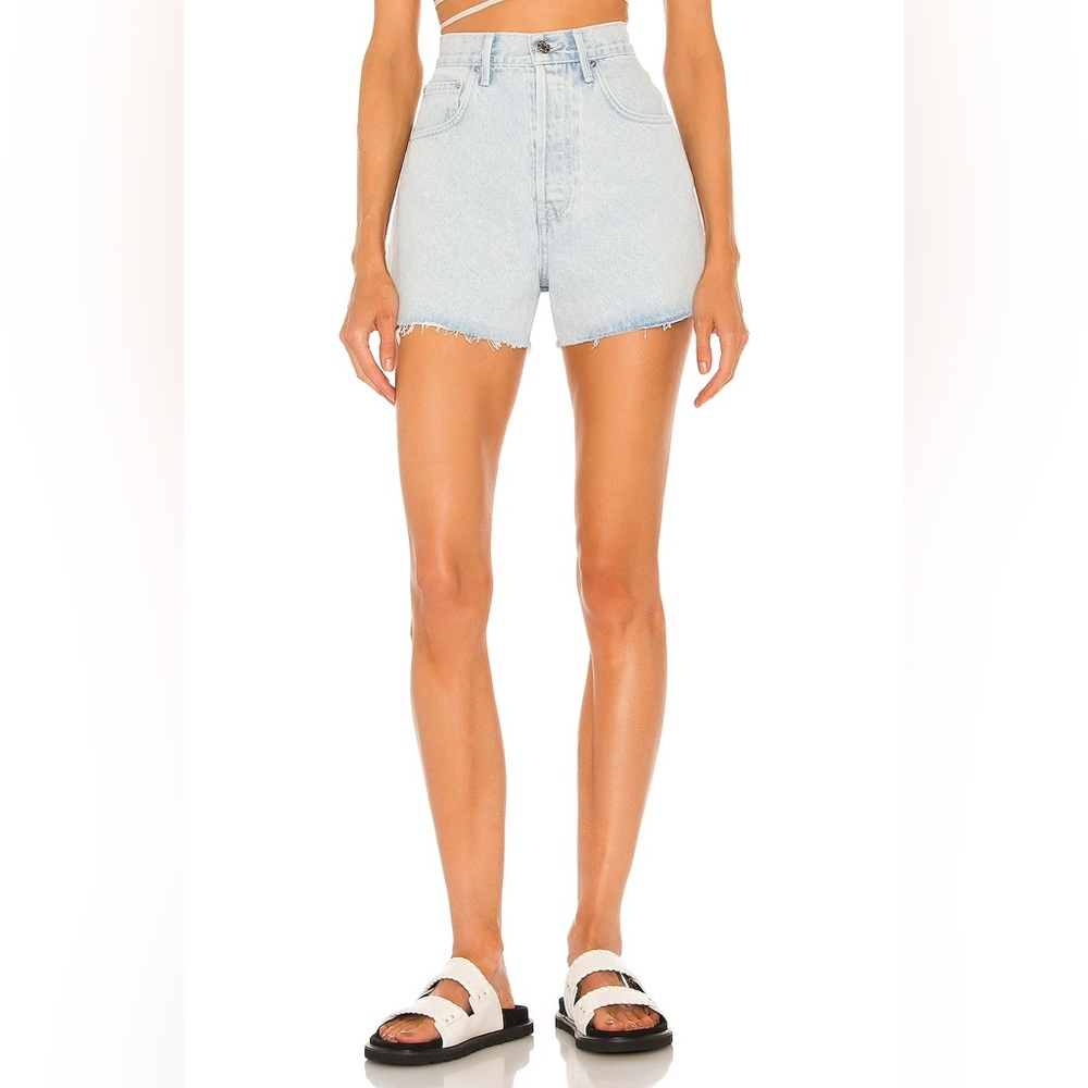 GRLFRND | denim shorts high rise